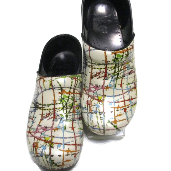 Dansko Shoes - Dansko Multi Color Splatter Shoes 40 US 9.5 10